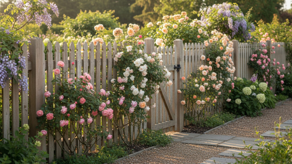 Picket Privacy Fences with Full Coverage for Classic Look
