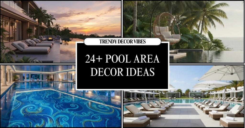 Luxury Pool Area Decor Ideas for Modern Outdoor Living