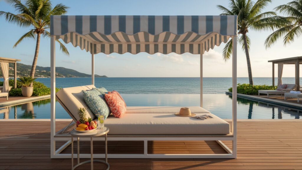 Poolside Daybed Decor for Ultimate Comfort Lounge Experience