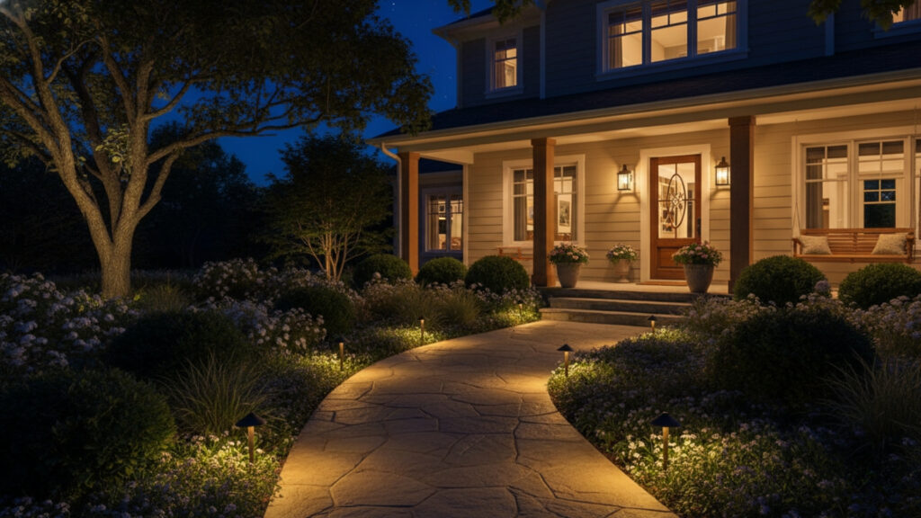 Porch Pathway Lighting Ideas for Welcoming Outdoor Entrance Design