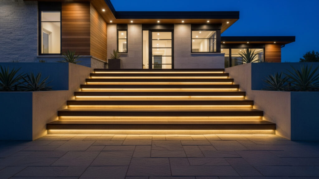 Porch Step Lighting Ideas for Safe and Stylish Entrance Walkway