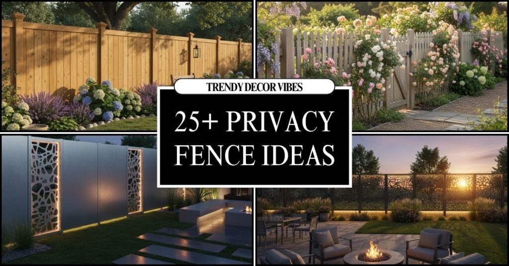 privacy fence ideas