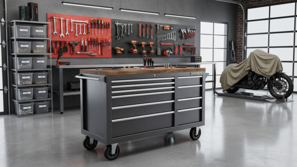 Rolling Storage Carts for Mobile and Convenient Garage Use