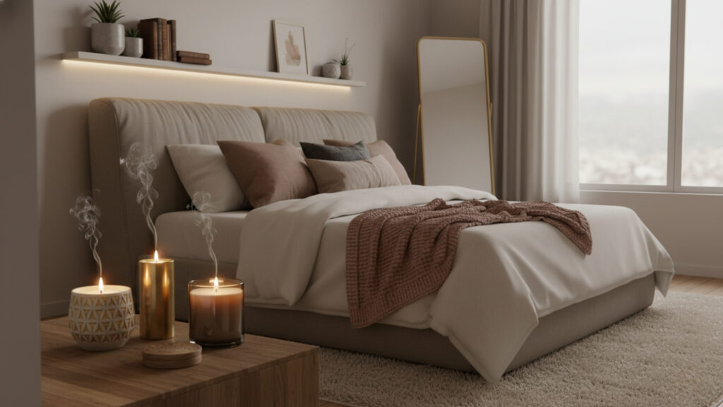 Scented Candles and Decor for a Relaxing and Cozy Atmosphere