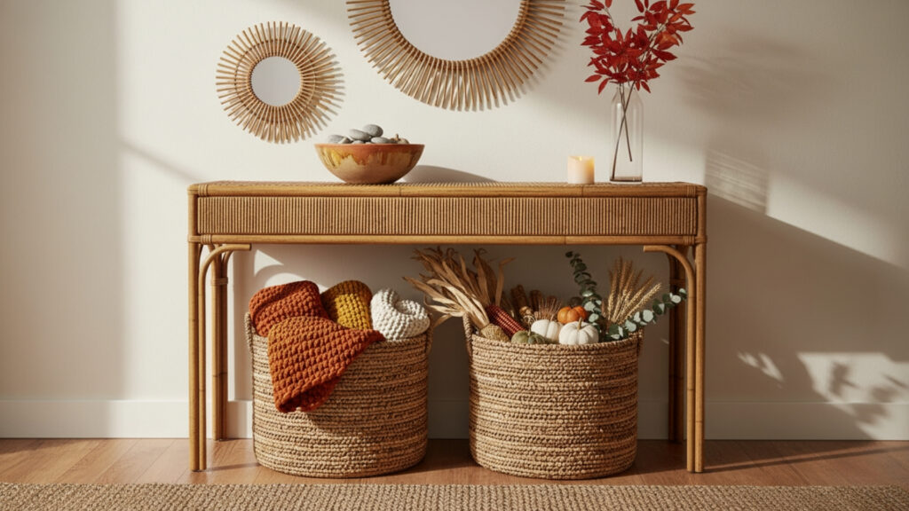 Seasonal Baskets and Storage for Functional Decor Solutions