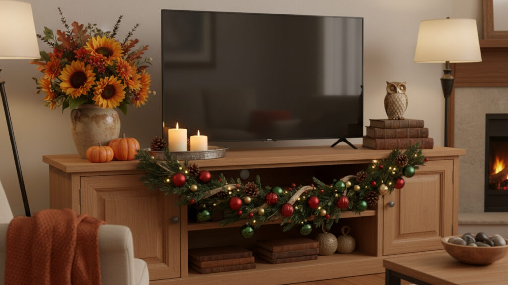 Seasonal Decor to Keep Your TV Stand Fresh