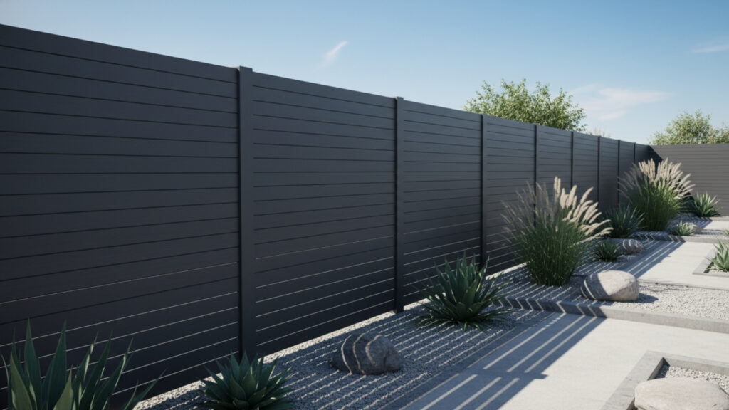 Slatted Composite Fences for Sleek and Durable Designs