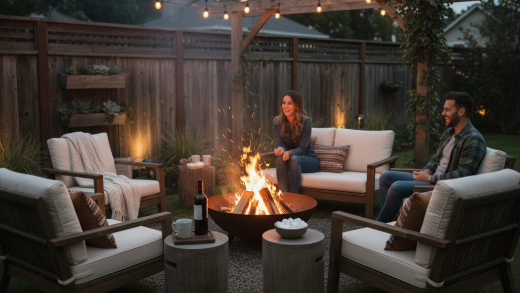 Small Backyard Fire Pit Decor for Cozy Outdoor Gathering Space
