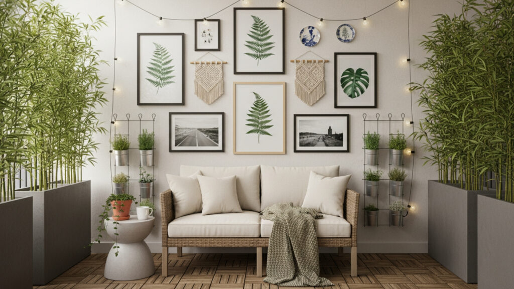 Small Balcony Wall Decor Ideas for Stylish Vertical Design Upgrade