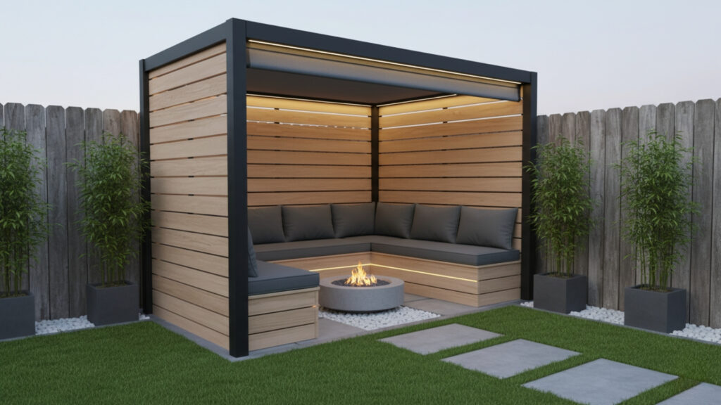 Small Corner Pergola Ideas for Compact Outdoor Space Optimization