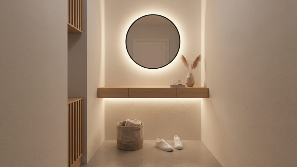 Small Entryway Mirror Ideas for Compact Functional Design