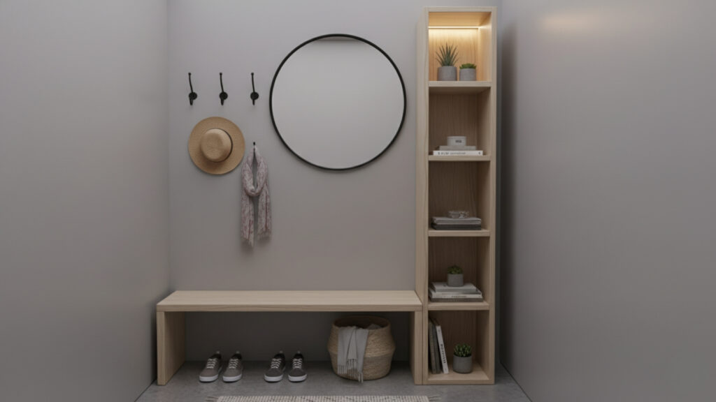 Small Mudroom Bench Ideas for Compact Space Optimization