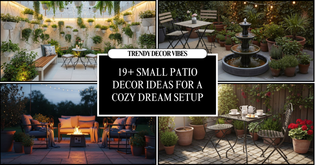 Small Patio Decor Ideas