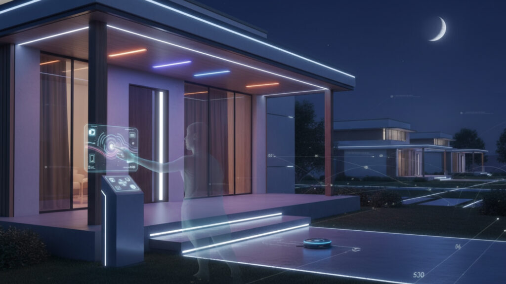 Smart Front Porch Lighting Ideas for Automated Modern Home Control