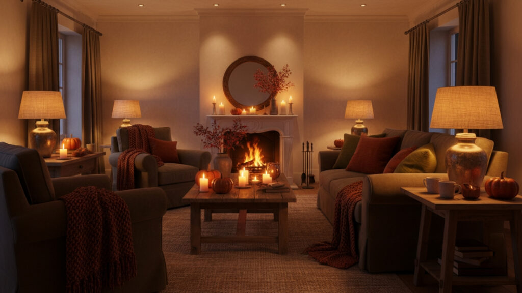 Soft Ambient Lighting Ideas for a Cozy and Relaxing Fall Mood