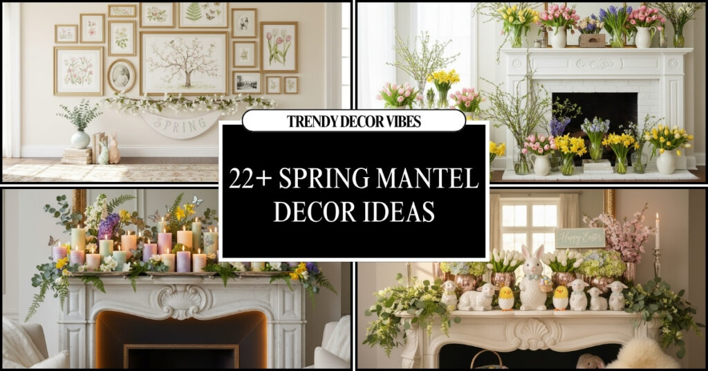 Spring Mantel Decor Ideas