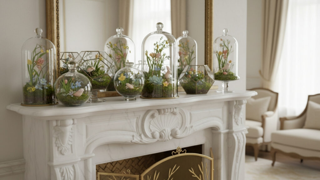 Terrariums and Glass Domes for Elegant Spring Displays