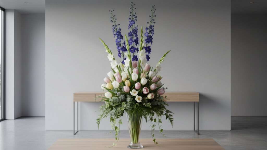 Vertical Arrangements for Mantels and Shelves