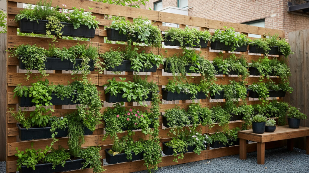 Vertical Garden Fences for Green Living Walls