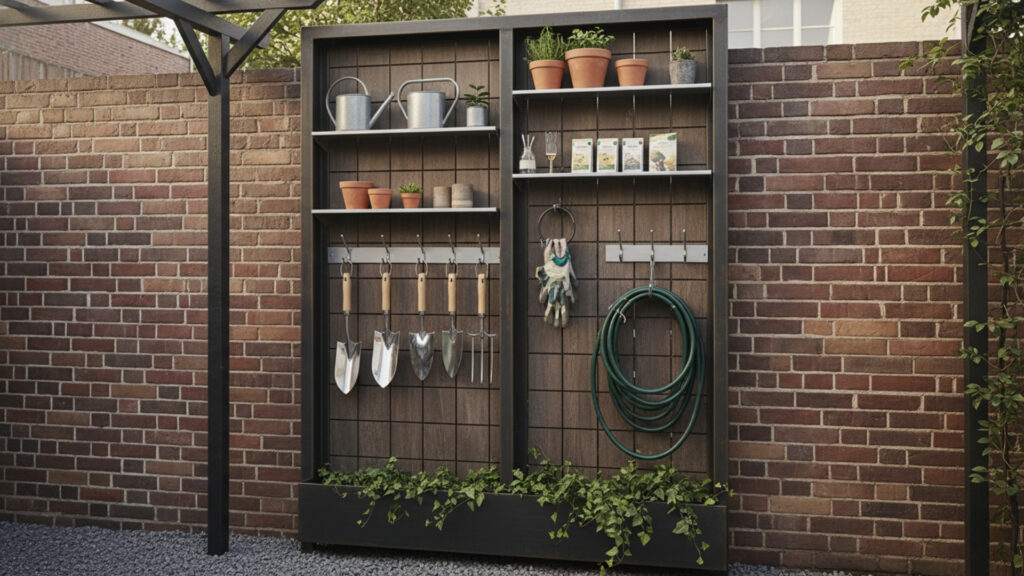 Vertical Storage Solutions for Organized Small Backyard Space