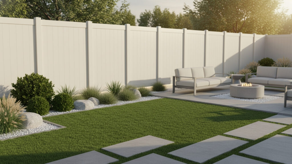 Vinyl Privacy Fences for Low-Maintenance Modern Living