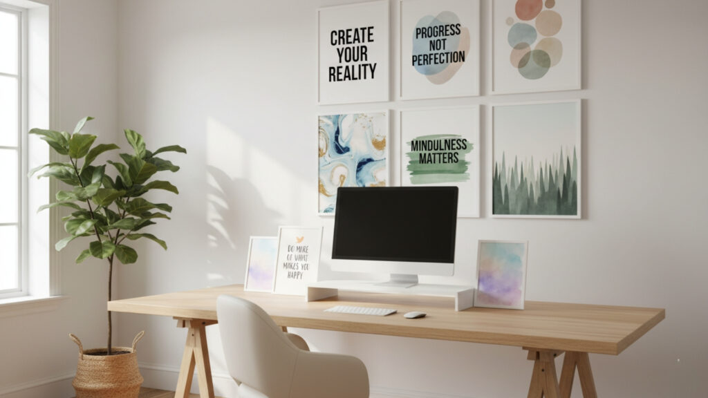 Wall Art and Desk Prints for a Visually Inspiring Workspace