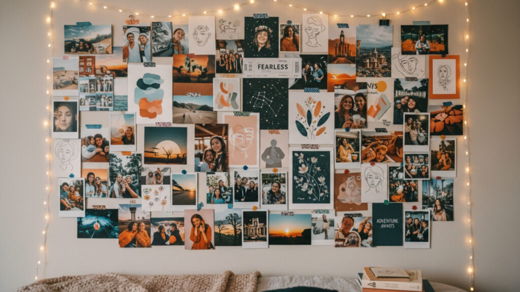 Wall Collage Ideas with Photos and Art for Personal Expression
