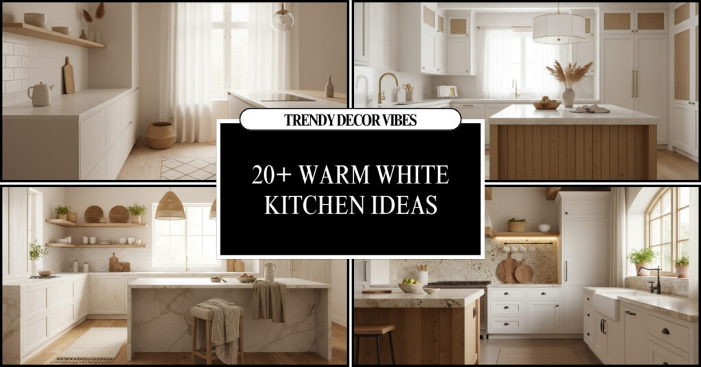 Warm White Kitchen Ideas
