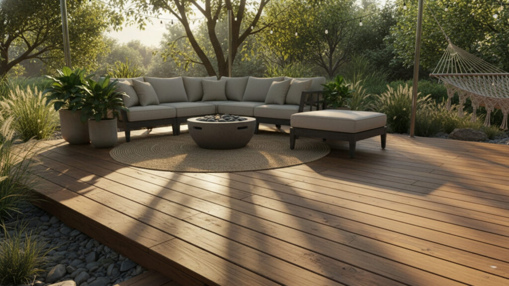 Wooden Deck Flooring for Warm and Natural Backyard Surface