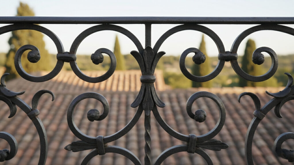 Wrought Iron Grill Design for Classic and Timeless Balcony Style
