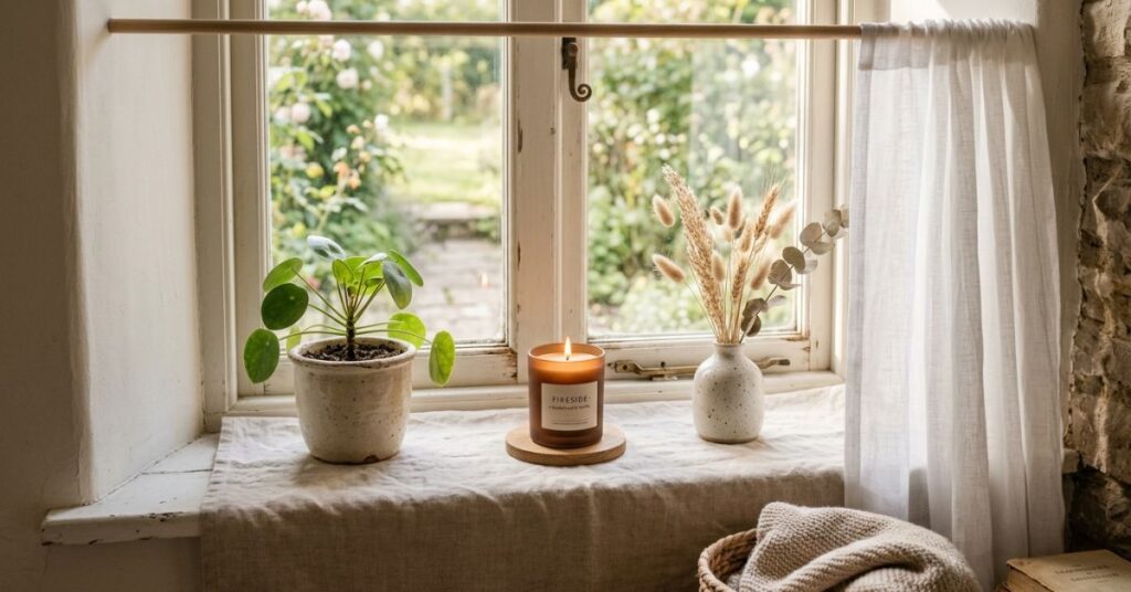 Aesthetic Window Sill Decor Setup