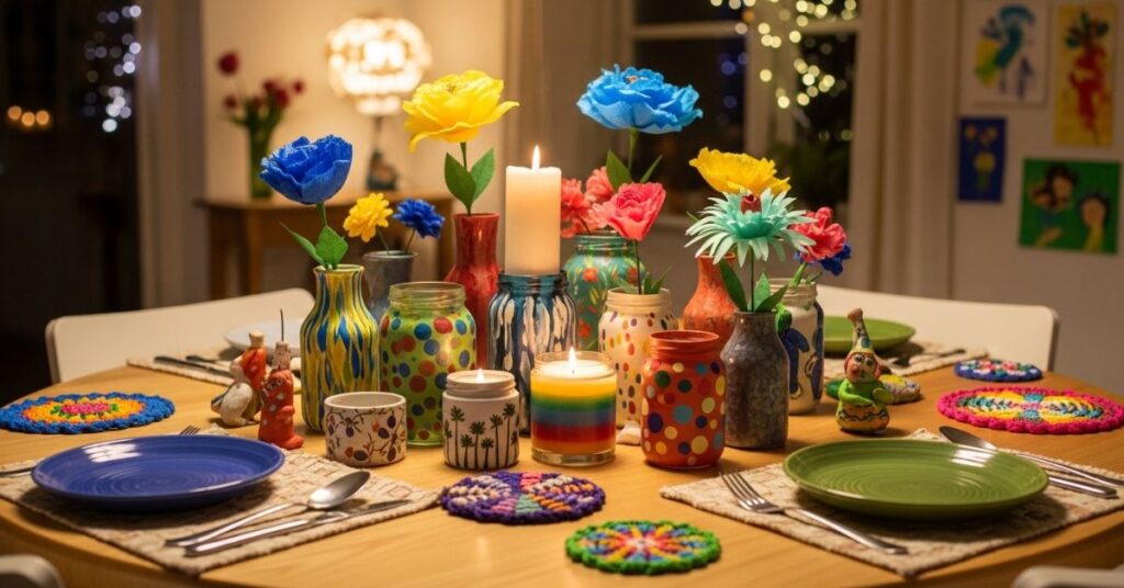 Artistic and Creative DIY Table Decor Ideas