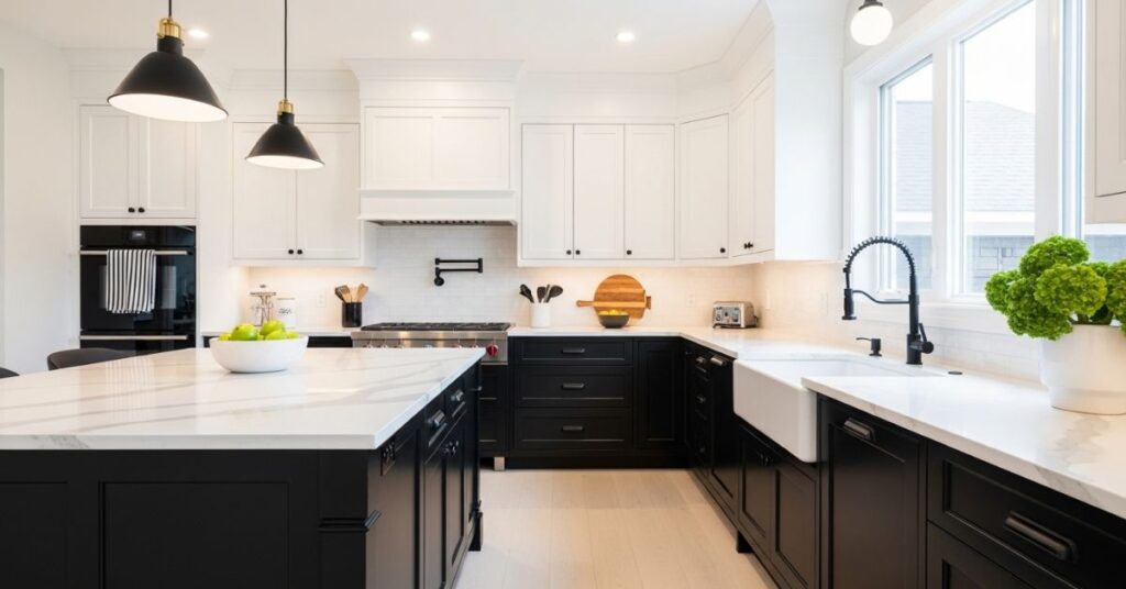 Black and White Kitchen Themes
