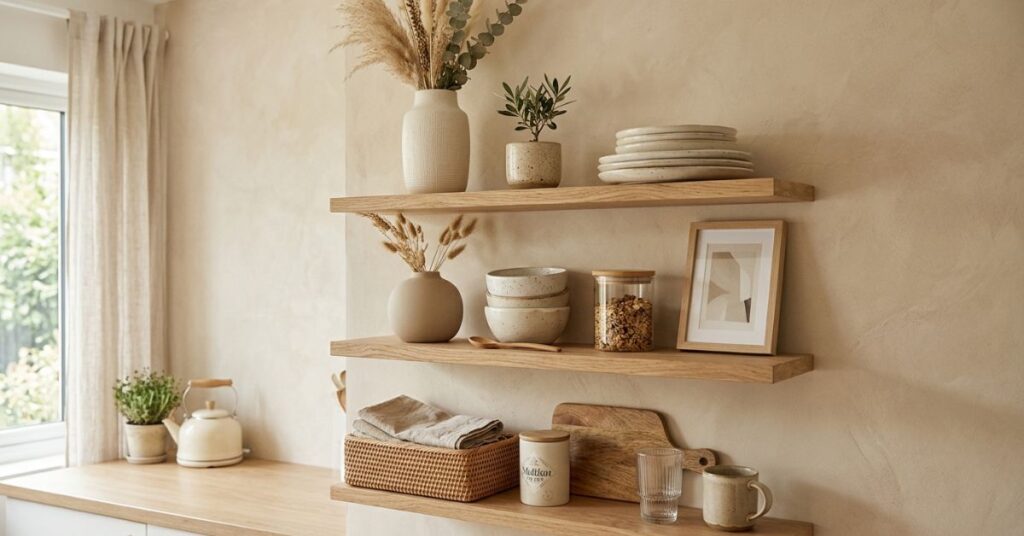 Boho Kitchen Shelf Decor Ideas