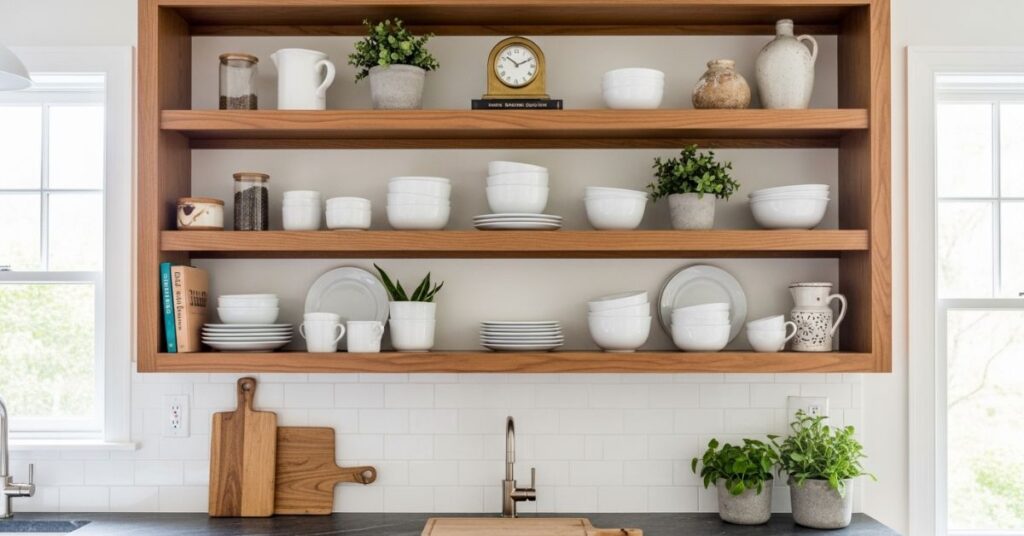 Built-In Shelving for Functional Beauty