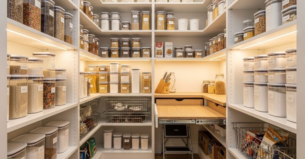 Compact Pantry Closet Design