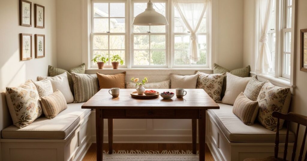Cozy Breakfast Nooks in Traditional Kitchens
