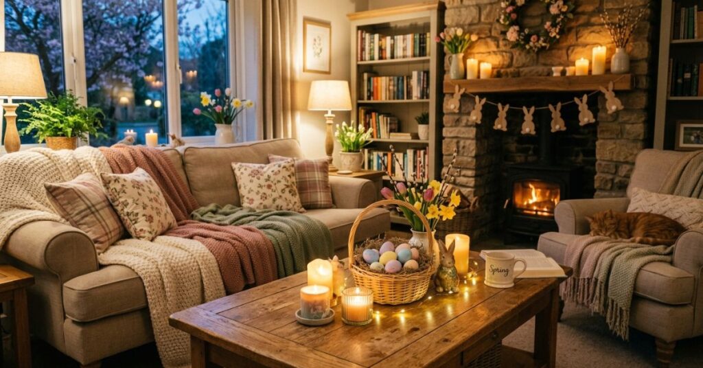 Cozy Candlelight Easter Evening Decor Ideas