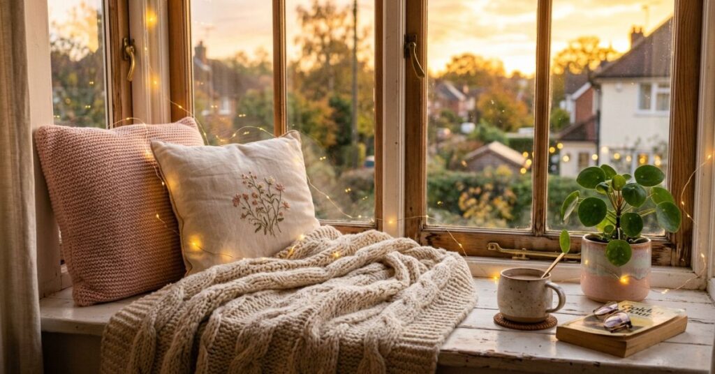 Cozy Window Sill Styling for Small Spaces