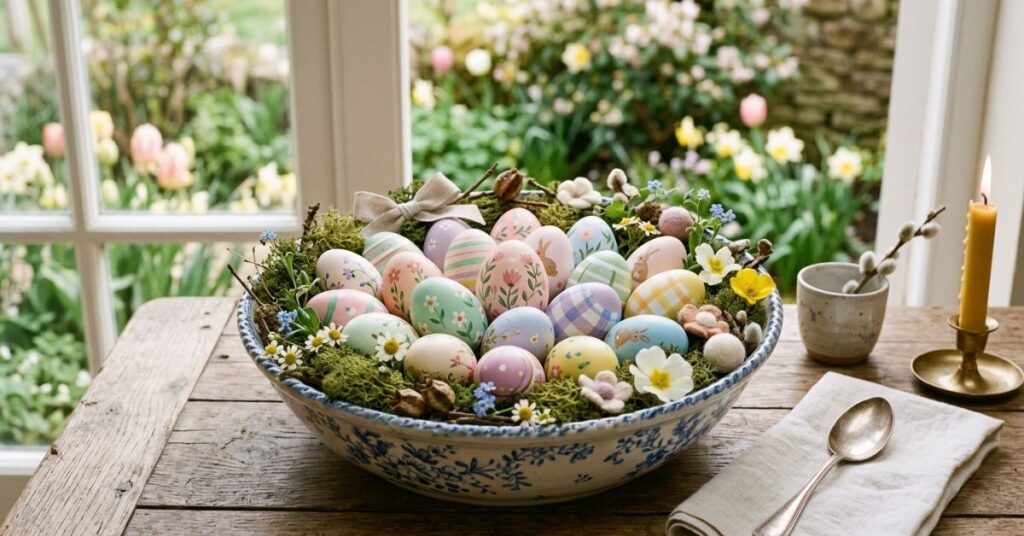 DIY Easter Egg Display Bowl Ideas