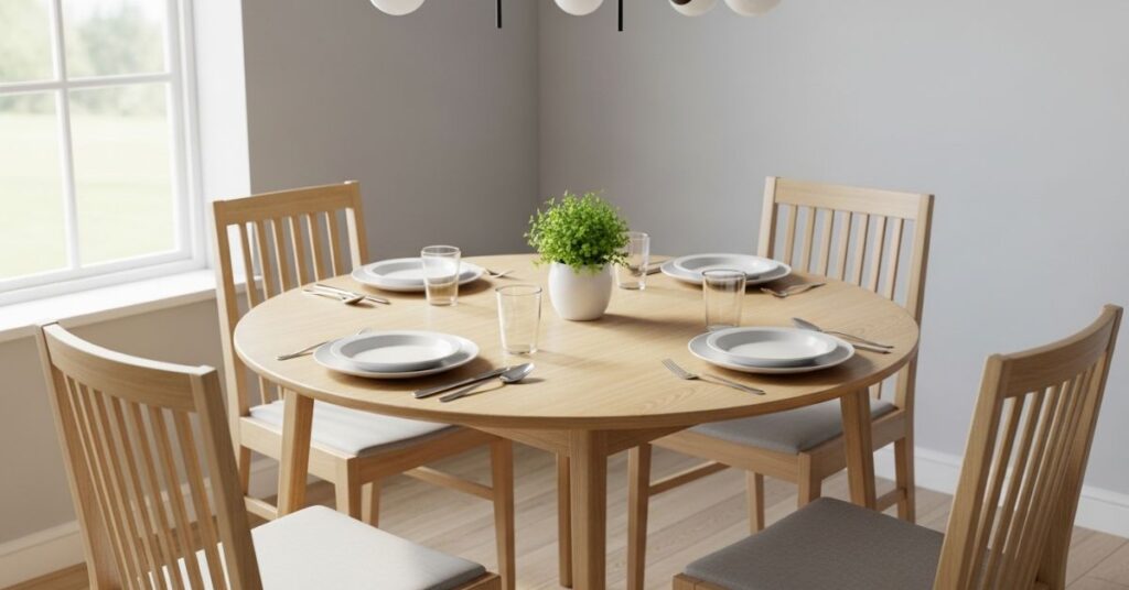 Everyday Simple Round Table Styling Ideas