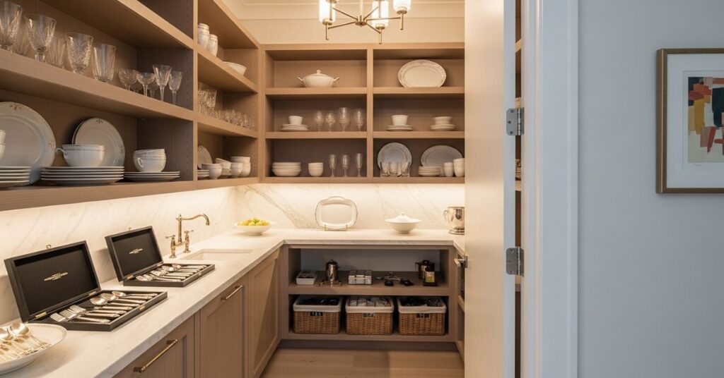 Hidden Butler’s Pantry Design