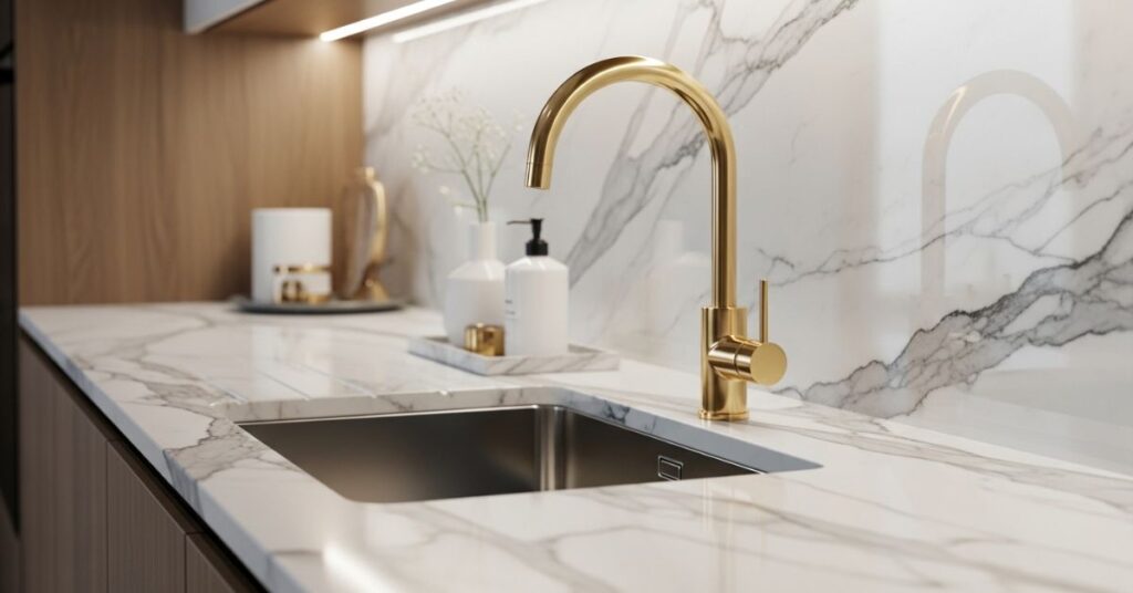 Marble Countertops for a Luxurious Feel