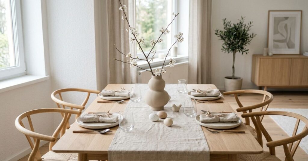 Minimalist Easter Table Decor Ideas for Modern Homes