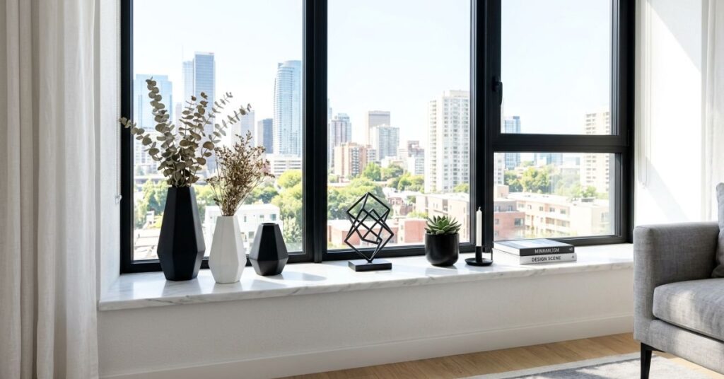 Modern Window Sill Decor Inspiration