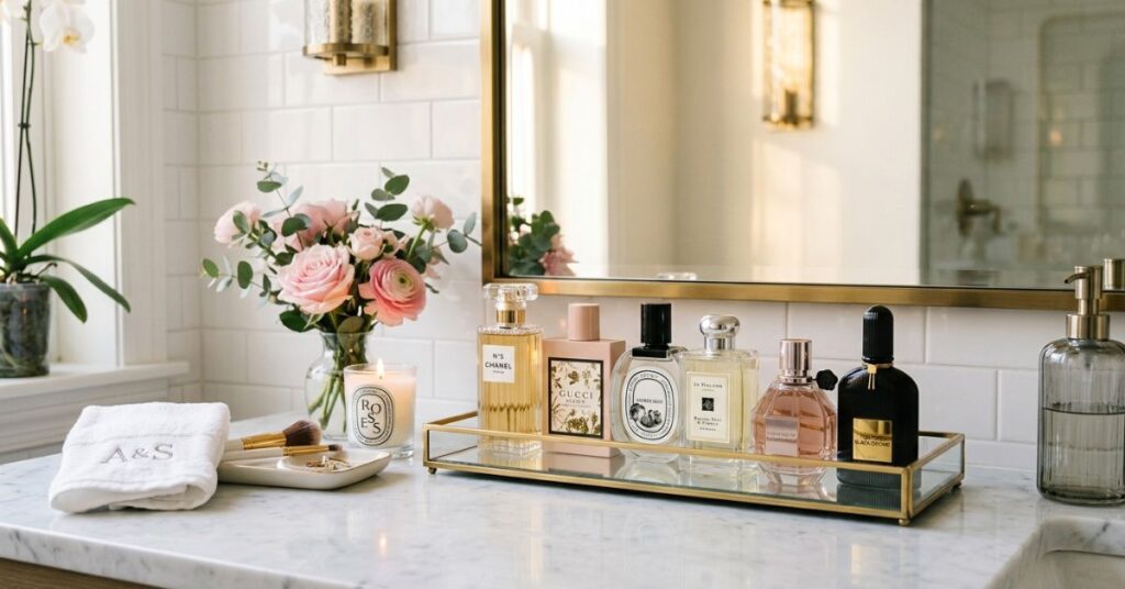 Perfume Display for a Chic Look