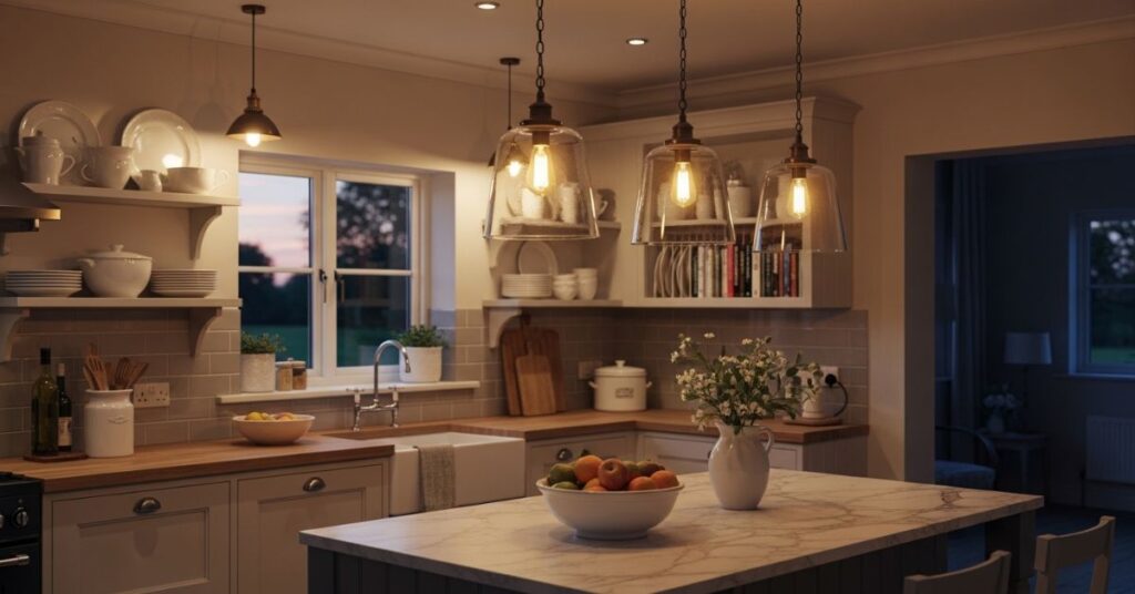 Soft Lighting with Vintage Fixtures