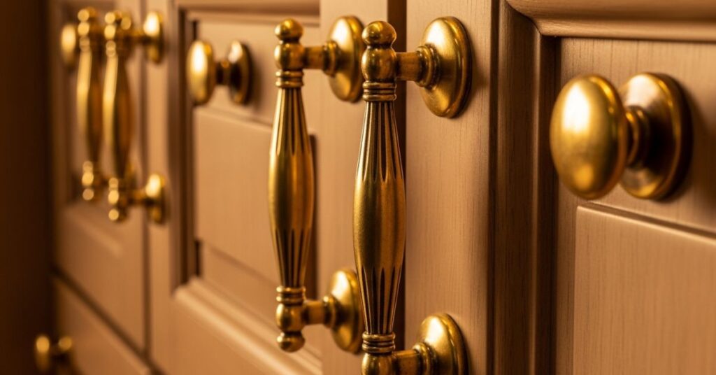 Vintage-Inspired Brass Hardware