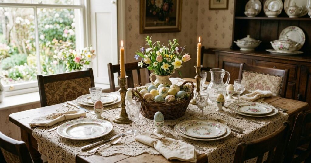 Vintage-Inspired Easter Table Decor Ideas for a Classic Look