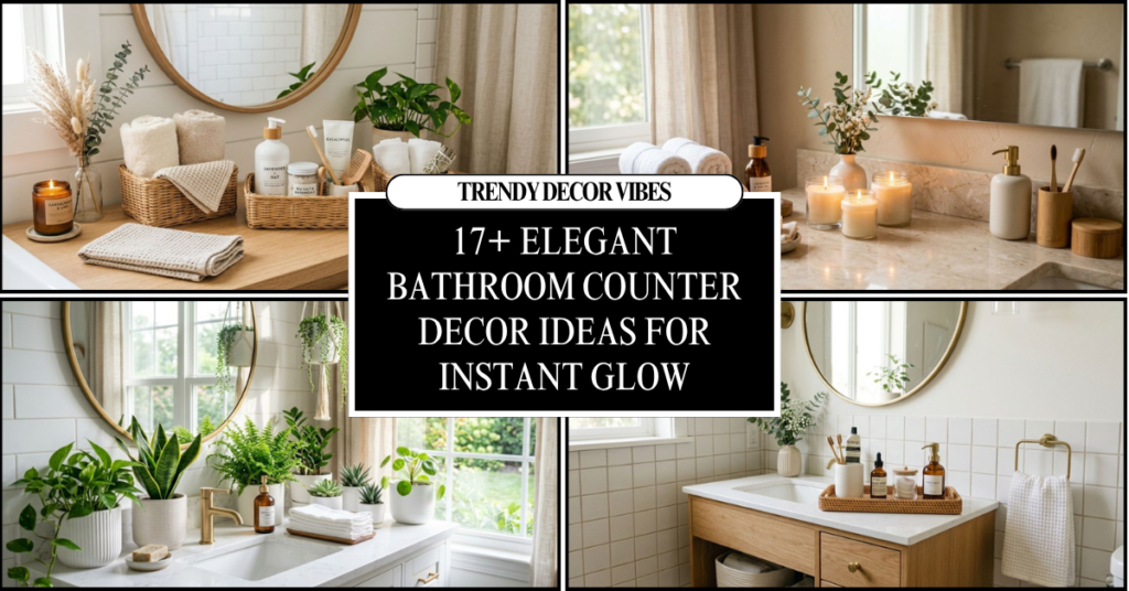 Bathroom Counter Decor Ideas